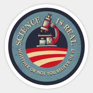 Science is Real Sticker